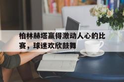 算法研究-柏林赫塔赢得激动人心的比赛，球迷欢欣鼓舞